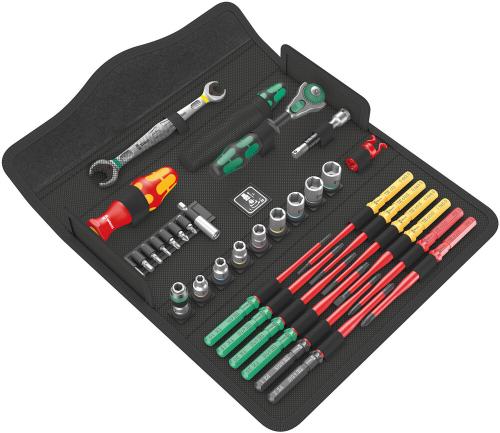 Wera Tool 5135870001 Kraftform Kompakt W 2 Maintenance, 35 pieces