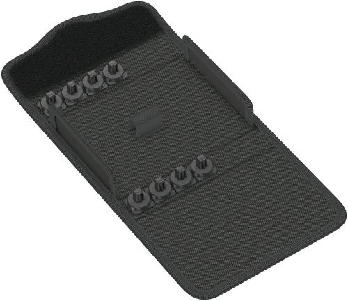 Wera Tool 5136409001 9469 Textile box Kraftform Kompakt 400 RA, for up to 9 pieces, empty, 145 x 25 x 102 mm