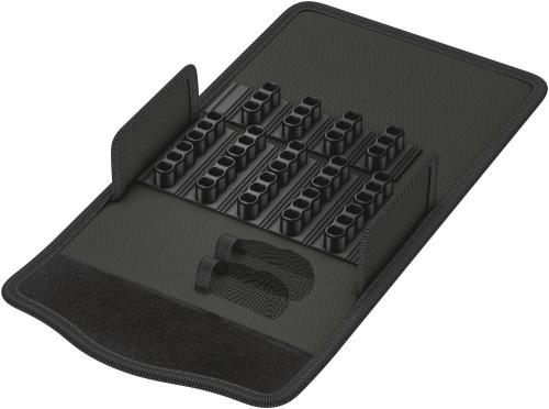 Wera Tool 5136458001 9409 Textile Box Bit-Safe 43, empty, 140 x 83 x 45 mm