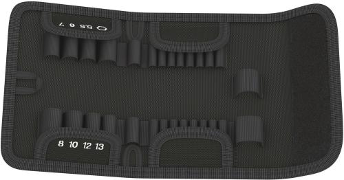 Wera Tool 5136464001 9415 Folding pouch for Kraftform Kompakt Zyklop Speed 1/4", empty, 170 x 130 mm