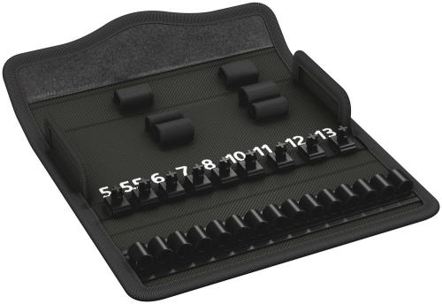 Wera Tool 5136468001 9419 Textile Box 8100 SA Zyklop Metal Switch, empty, 180 x 74 x 37 mm