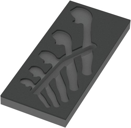 Wera Tool 5137332001 9832 Foam insert 6004 Joker Set 1, empty, 172 x 30 x 392 mm
