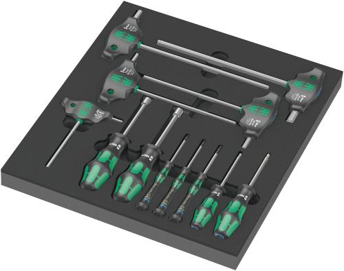 Wera Tool 5150104001 9713 Foam insert Hex screwdriver set 1, 12 pieces