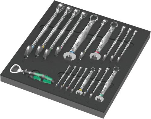 Wera Tool 5150121001 9731 Foam insert 6003 Joker set 1, 19 pieces