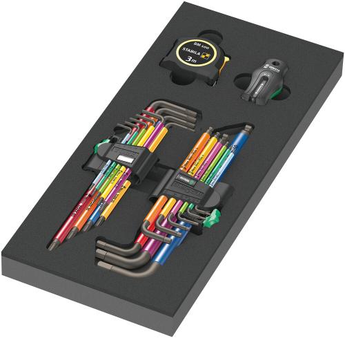 Wera Tool 5150140001 9740 Foam insert L-key set 1, 20 pieces