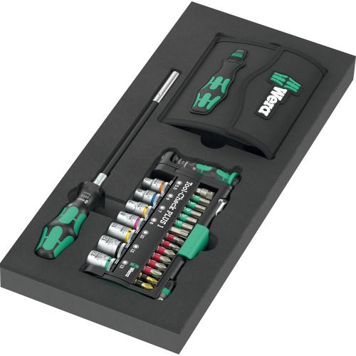Wera Tool 5150150001 9750 Foam insert Kraftform Kompakt and Tool-Check PLUS set 1, 57 pieces