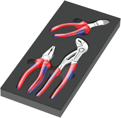 Wera Tool 5150180001 9780 Foam insert KNIPEX pliers set 1, 3 pieces