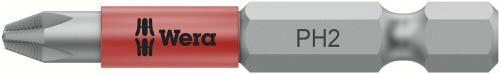 Wera Tool 5323780001 853/4 ACR® SL bits with sleeve, magnetized, PH 2 x 50 mm