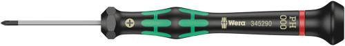 Wera Tool 5345290001 2050 PH Screwdriver for Phillips screws for electronic applications, PH 000 x 40 mm