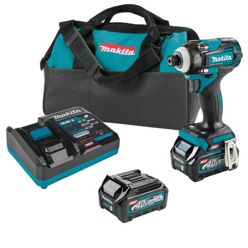 Makita GDT04D 40V max XGT Brushless High Torque 4-Speed Impact Driver Kit