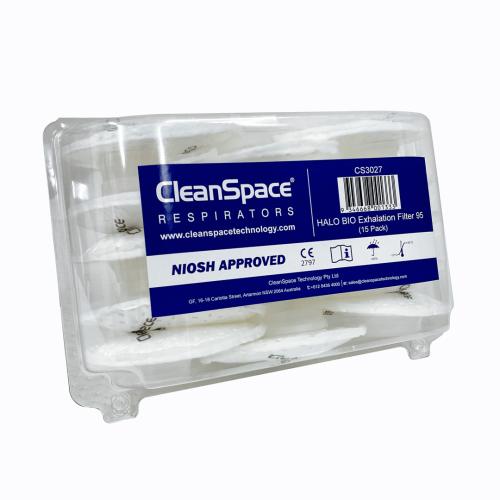 CLEANSPACE HALO BIO EXHALATION FILTER 95 (PK 15)