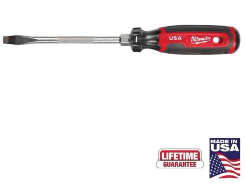 3/8" SLOTTED 8" CUSHION GRIP SCREWDRIVER (USA) MT209