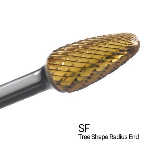 TREE-RADIUS END BUR 6"