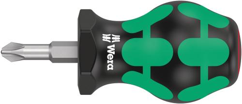 Wera Tool 5008851001 350 PH Phillips-head Stubby/carburetor screwdriver, PH 2 x 25 mm