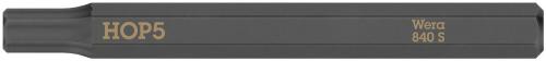 Wera Tool 5018152001 840 S Hex-Plus bits for impact screwdrivers, 5 x 70 mm
