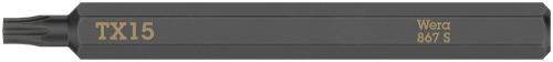 Wera Tool 5018166001 867 S TORX® bits for impact screwdrivers, TX 15 x 70 mm