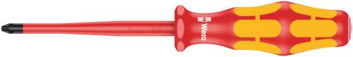 Wera Tool 5020131001 162 iSS PH VDE Insulated screwdriver with reduced blade diameter for Phillips screws, PH 1 x 80 mm