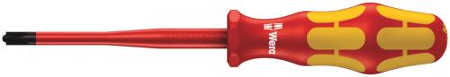 Wera Tool 5020134001 165 iSS PZ/S VDE Insulated screwdriver with reduced blade diameter for PlusMinus screws (Pozidriv/slotted), # 2 x 100 mm