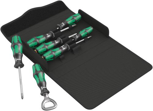Wera Tool 5105624001 Kraftform 300/7 set 2 Screwdriver set Kraftform Plus, 7 pieces