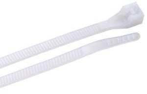 Gardner Bender 46-310 Cable Tie, Double-Lock Locking, 6/6 Nylon, Natural