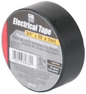 Electrical Tape Black General Use 3/4" x 30'