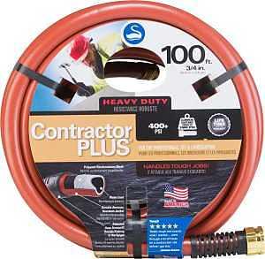 Swan SNCG34100 Garden Hose, 100 ft L, Rubber/Vinyl, Red