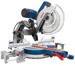 Bosch GCM12SD Miter Saw, 12 in Dia Blade, 3-1/2 in Cutting Capacity, 3800 rpm Speed, 52, 60 deg Max Miter Angle