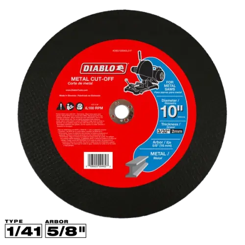 10" Metal Cut-Off Disc