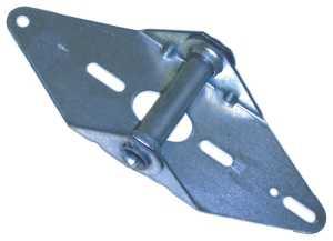 Garage Door Hinge #2 7-1/2 in L Dimensions, Steel, 1/PK