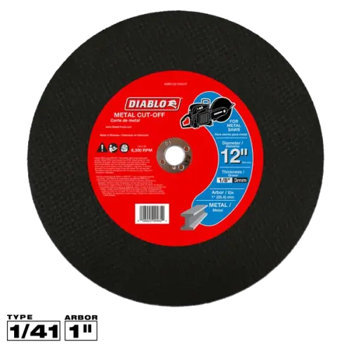 12" Metal Cut-Off Disc