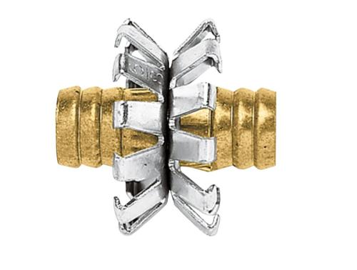 Gilmour 805854-1001 Heavy-Duty Clinch Hose Mender, 5/8 in, Brass