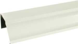 Amerimax 2600600120 Rain Gutter, 10 ft L, 5 in W, 0.185 Thick Material, Aluminum, White