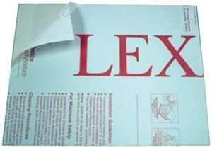 Plaskolite 1PC3244A Safety Sheet, 44 in L, 32 in W, 0.093 in Thick, Clear
