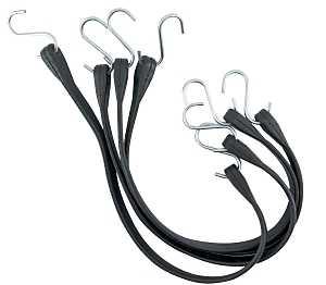 Bungi Tarp Strap 10pc Set: 9,15, 21 & 31In