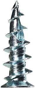 Cobra Anchors 042S Hollow Wall Anchor, Zinc, 63 lb, 4pk