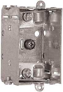 Hubbell 1100LLEUBAR Device Box, 1-Gang, Metal