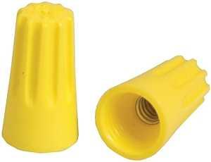 Hubbell HWCS4C12 Twist On Wire Connector, 22 to 10 AWG Wire, Thermoplastic Housing Material, Yellow 12pk