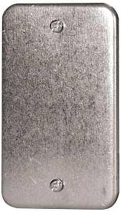 Hubbell 11C4BAR Utility Box Cover, 4 in L, 2-1/2 in W