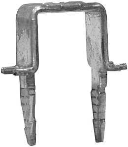 Hubbell TES1R25 Cable Staple, Galvanized Steel, 25/PK