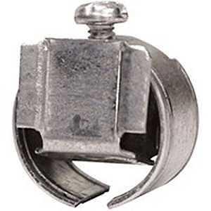 Hubbell NMSQ038R100 Squeeze Connector, 3/8 in, Steel 100pk