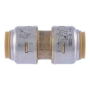 SharkBite UR008A Coupling, 2.1 in, 1/2 in, Brass