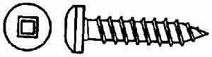 #8X1-1/2" Metal Screw Whitehead 7pk