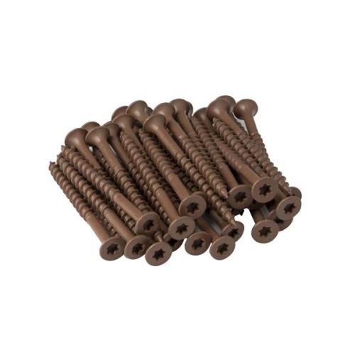 #8 Brown Deck Screws 2-1/2 Torx Head 3000/Pail