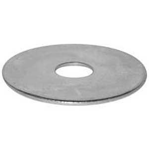 Reliable FWZ12VP Fender Washer, 35/64 in ID, 2-1/32 in OD, 5/64 in Thick, Steel, Zinc