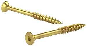 Reliable FKCYZ Series FKCYZ104C1 Screw, #10-9 Thread, 4 in L, Coarse, Partial Thread, Bugle, Square Drive, 100/BX