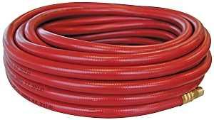 Topring 70 FLEXhybrid Series 70.318 Air Hose, 3/8 in ID, 50 ft L, MNPT, 300 psi Pressure, Techno Polymer, Red