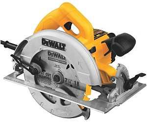 DEWALT DWE575 Circular Saw, 15 A, 7-1/4 in Dia Blade, 2 in at 45 deg, 2.55 in at 90 deg D Cutting, 5/8 in Arbor