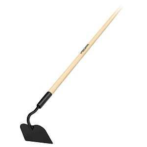 Landscapers Select 34614 ATJ-P Garden Hoe, 6 in W Blade, Steel Blade, Stamped Blade, Hardwood Handle, 52 in OAL