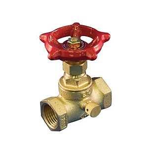 3/4" Brass Stop & Waste Valve