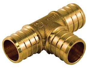 aqua-dynamic 9778-333 Pipe Fitting Tee, 1/2 in, Brass